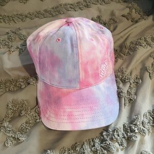 Women's Pink and Purple Tie-Dye Cap